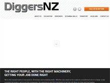 Tablet Screenshot of diggersnz.com